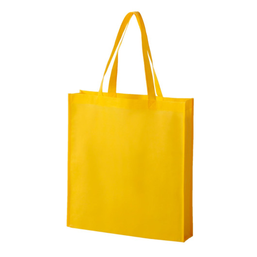 Yellow Gusset Tote Bags